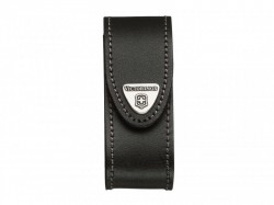 Victorinox Black Leather Belt Pouch (2-4 Layer)