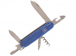 Victorinox Spartan Swiss Army Knife Translucent Blue Blister Pack