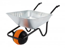 Walsall Boxed 90L Galvanised PP Wheelbarrow - Duraball