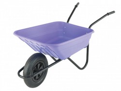 Walsall 90L Lilac Polypropylene Wheelbarrows