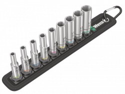 Wera Belt A Deep 1 Socket Set of 9 Metric 1/4in Drive