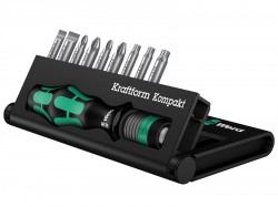 Wera Kraftform Kompakt 10 Screwdriver Bit Set of 10