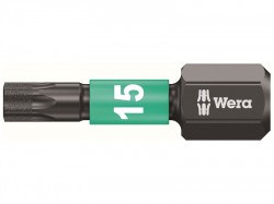 Wera 867/1 Impaktor Insert Bit Torx TX15 x 25mm (Box 10)