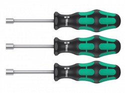 Wera 395 HO/3 Sanitary Nutspinner Set, 3 Piece