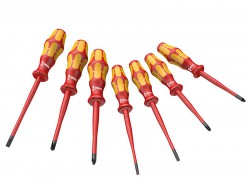 Wera Kraftform Plus VDE Slimline Screwdriver Set of 7 SL / PH / PZSL