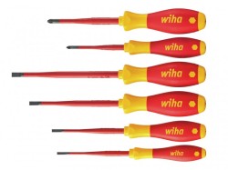 Wiha SoftFinish� electric slimFix SL/PZ Screwdriver Set, 6 Piece