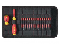 Wiha SoftFinish� electric slimVario Screwdriver Set, 19 Piece