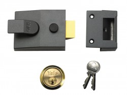 Yale Locks 88 Standard Nightlatch 60mm Backset DMG Finish 60mm Backset Box