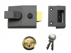 Yale Locks 89 Deadlock Nightlatch 60mm Backset DMG Finish Box