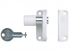 Yale Locks P123 Sash Window Presslock White