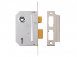 Yale Locks PM320 3 Lever Mortice Sashlock Polished Chrome 65mm 2.5in