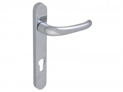 Yale Locks Shortback Plate Handle uPVC Chrome Finish 92mm/122mm