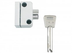 Yale Locks 8K102 Push Button Window Lock White Finish Visi