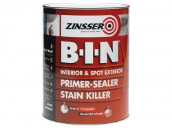 Zinsser B.I.N Primer, Sealer & Stain Killer Paint White 1 litre