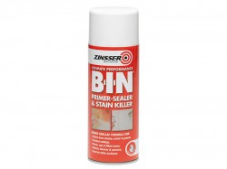 Zinsser B.I.N Primer, Sealer & Stain Killer Aerosol White 400ml