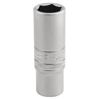 Draper 3/8\" Square Drive 6 Point Metric Deep Socket (15mm)