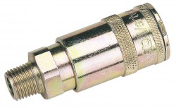 DRAPER 1/4\" BSP Taper Male Thread Vertex Air Coupling