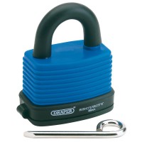 DRAPER 48mm Resetable 4 Number Combination Laminated Steel Padlock and Bumper