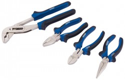 DRAPER Soft Grip Pliers Set (4 piece)