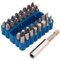 DRAPER Screwdriver and Magnetic Bit Holder Set (33 Piece) (s/s 44163)