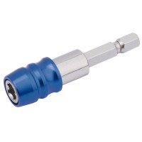 DRAPER Quick Release Magnetic Bit Holder - 65mm Long 1/4\" (F) x 1/4\" (M)