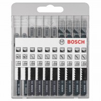 Bosh 10 Piece Wood Jigsaw Blade Set