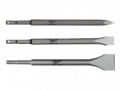 Milwaukee Power Tools SDS Plus Chisel Set, 3 Piece