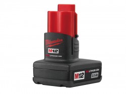 Milwaukee Power Tools M12 B3 REDLITHIUM-ION Battery 12V 3.0Ah Li-ion