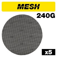 TREND AB/225/240M MESH ORBITAL SAND DISC 5PC 225MM 240G